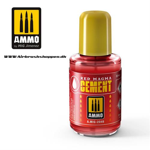 AMIG 2046 Red Magma Cement - lim 30 ml